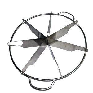 Stainless Steel Pie Cutter 7-piece Cut 10.5” Diameter With handles